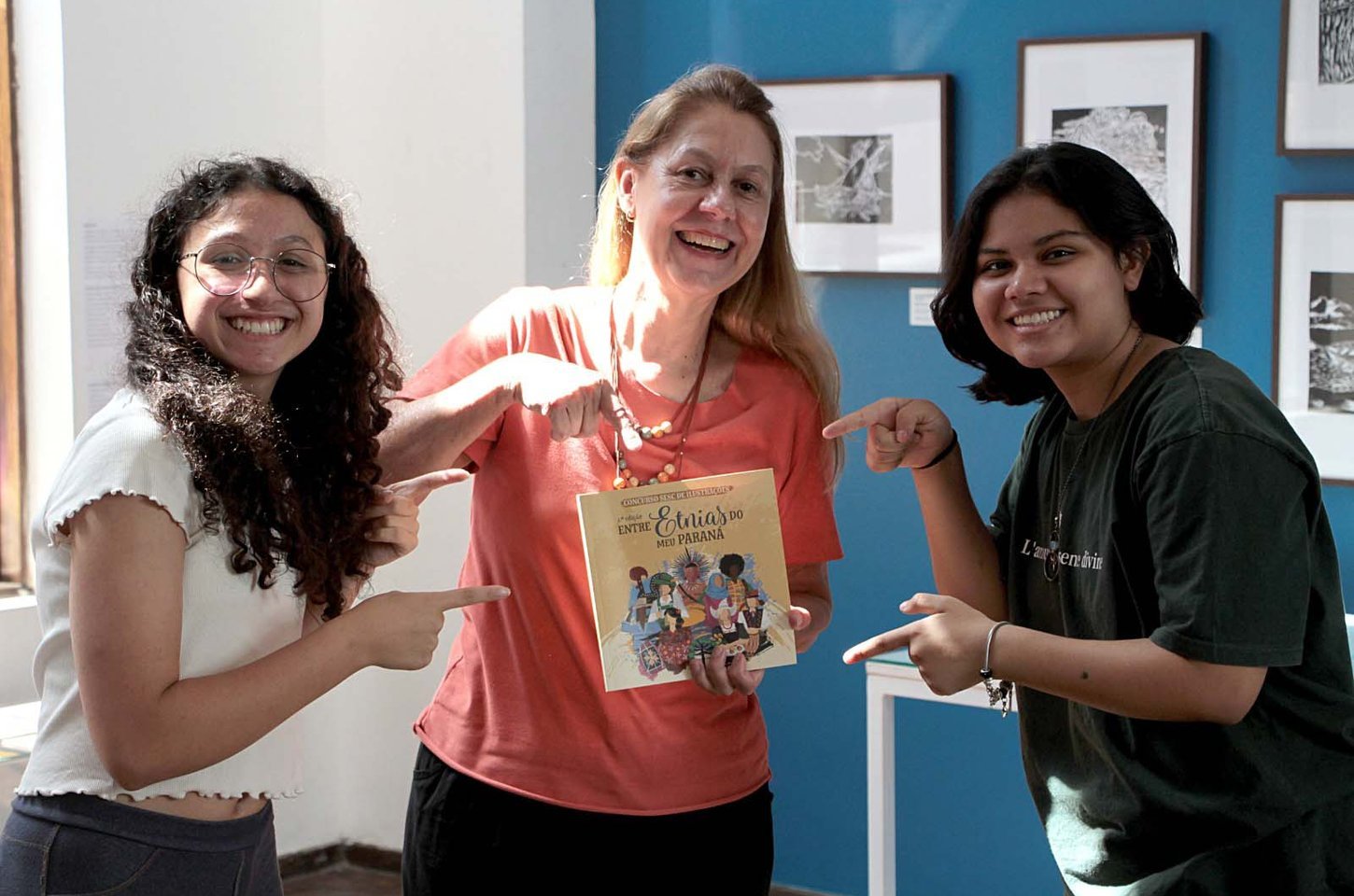 Alunas e professora do CJAP brilham em concurso de ilustração do Sesc