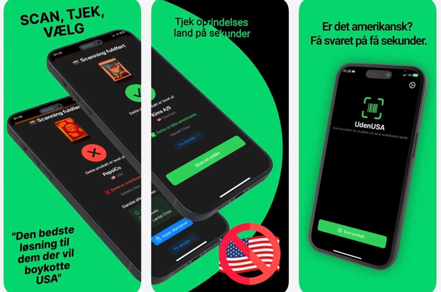 Apps de boicote a produtos americanos lideram lojas na Dinamarca após tensões