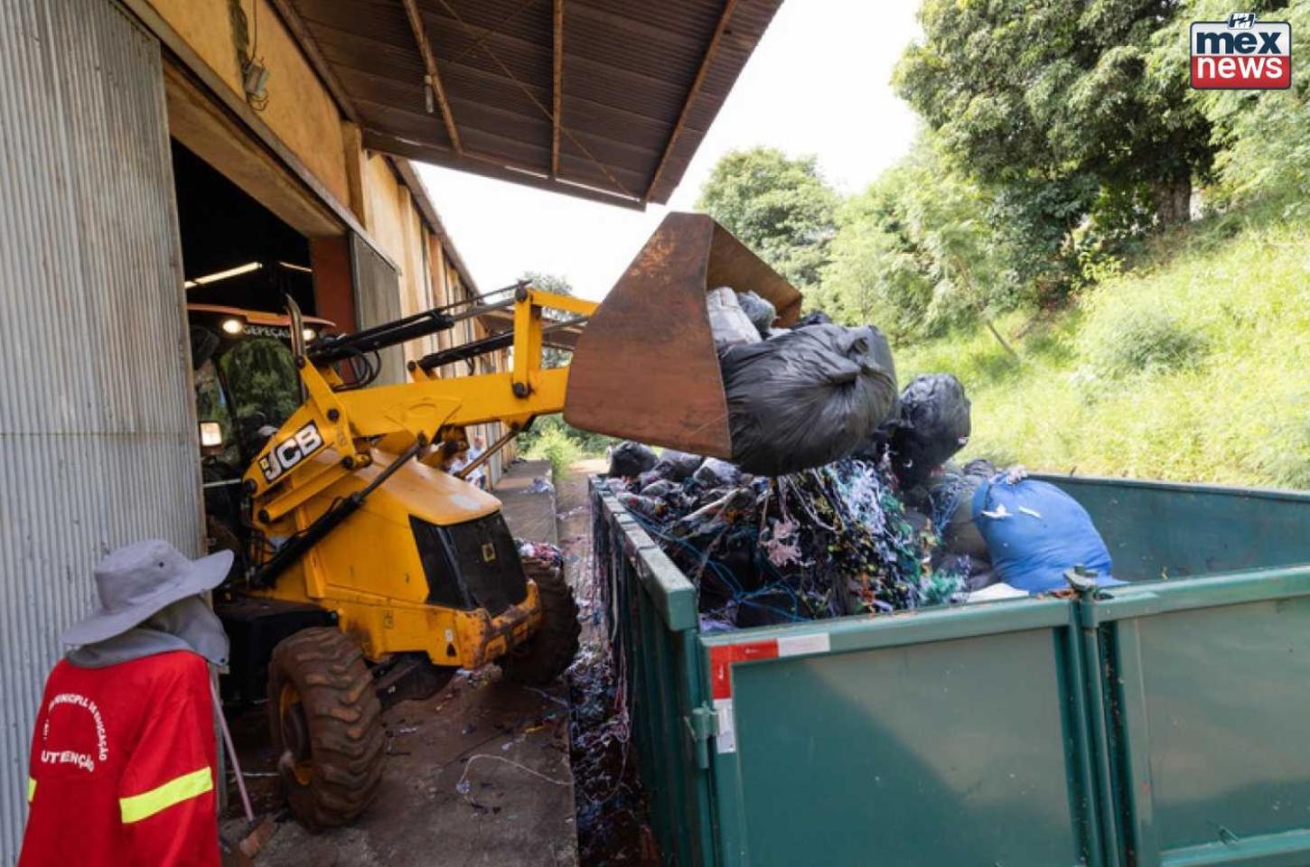 Apucarana inicia remoção de mil toneladas de resíduos têxteis irregulares