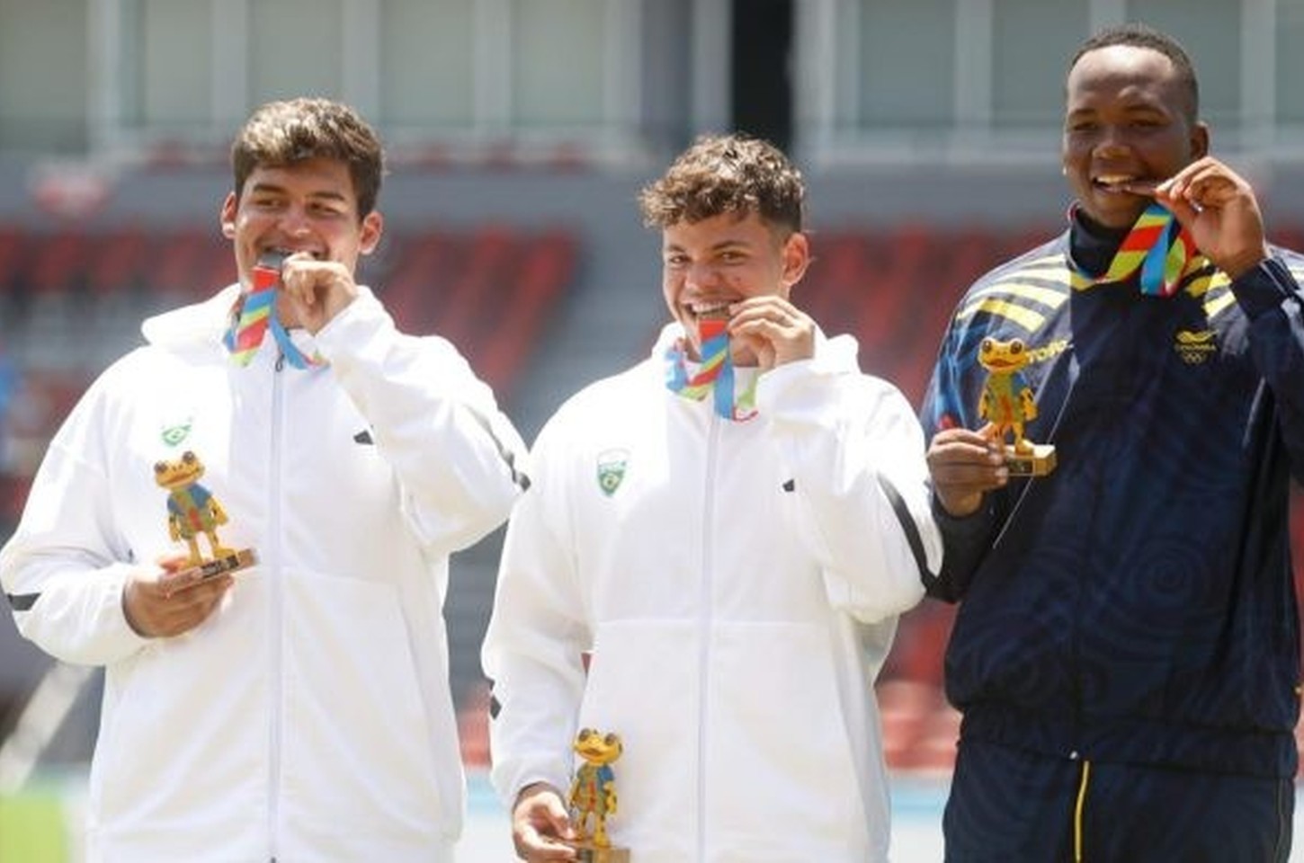 Atleta de São Bernardo é ouro no arremesso de peso nos Jogos Sul-Americanos da Juventude