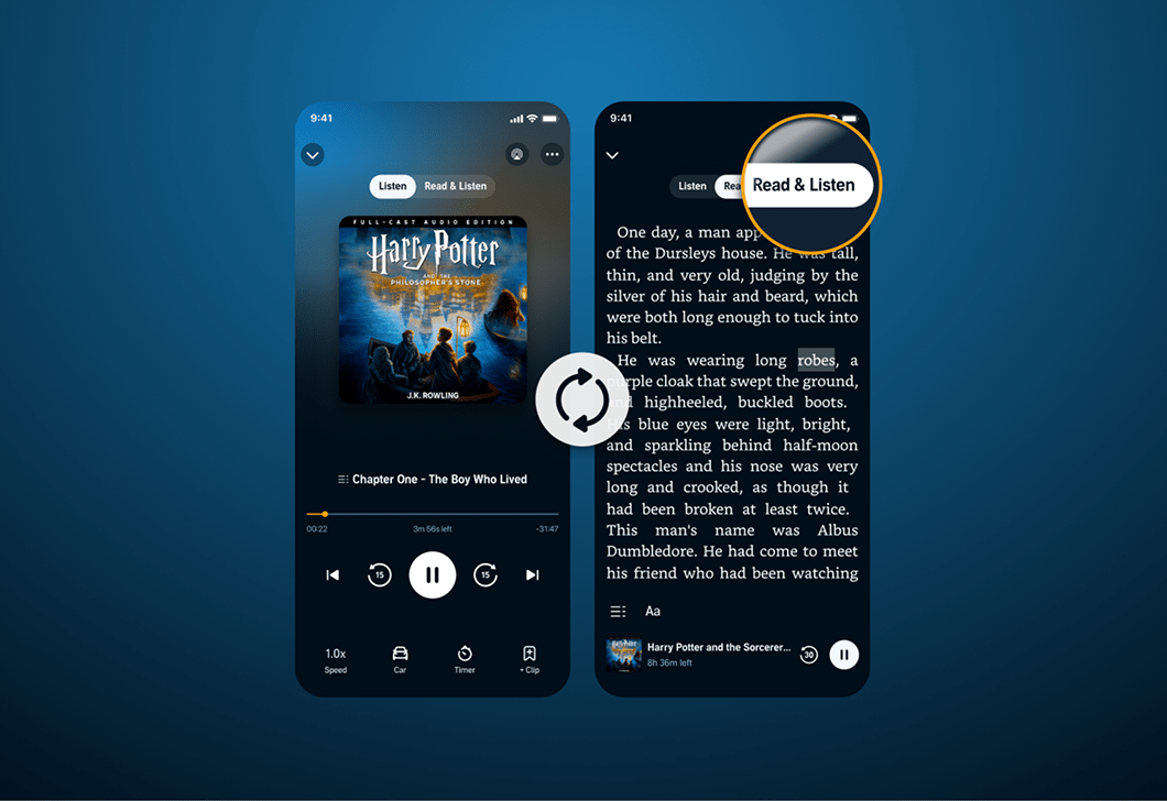 Audible lança modo "Leia e Ouça" em resposta à Spotify