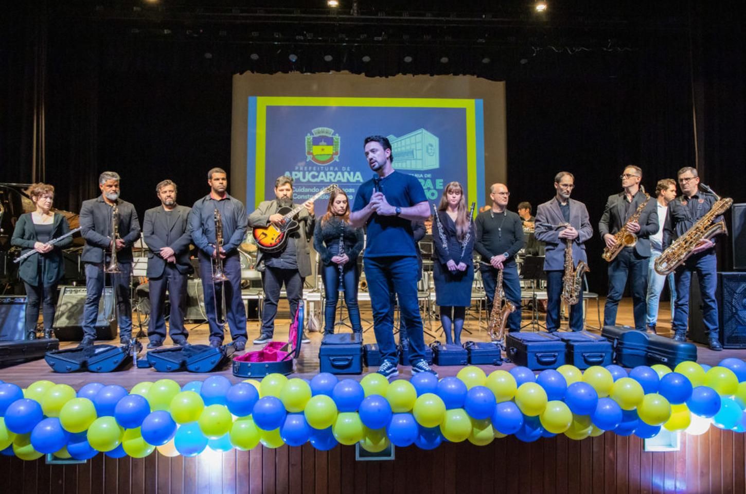 Banda Municipal de Apucarana recebe mais de R$560 mil em novos instrumentos e equipamentos