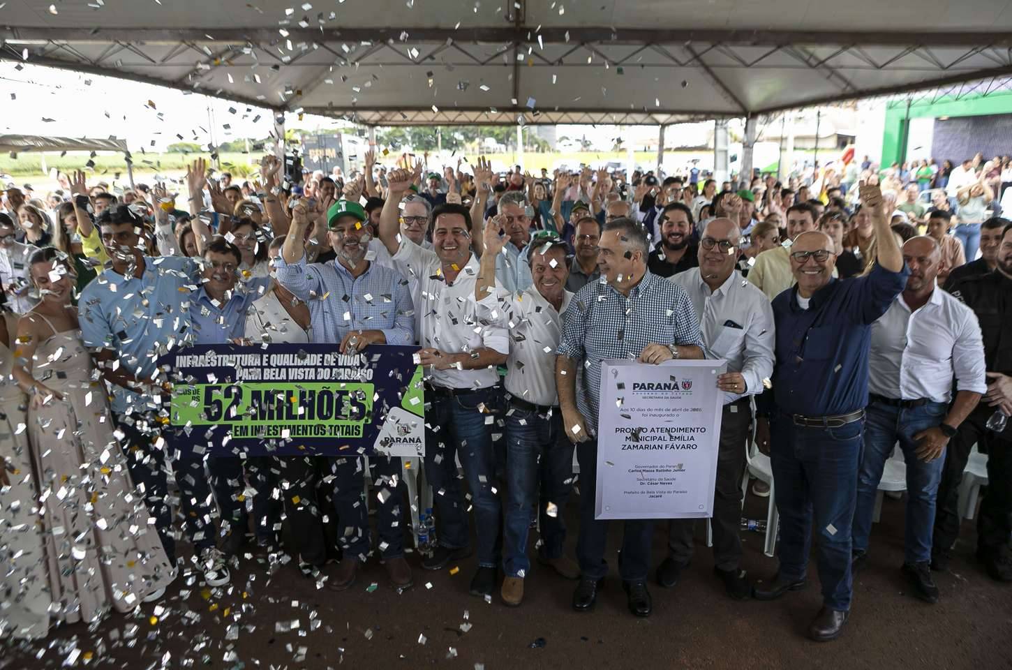 Bela Vista do Paraíso inaugura pronto atendimento 24h e anuncia maternidade