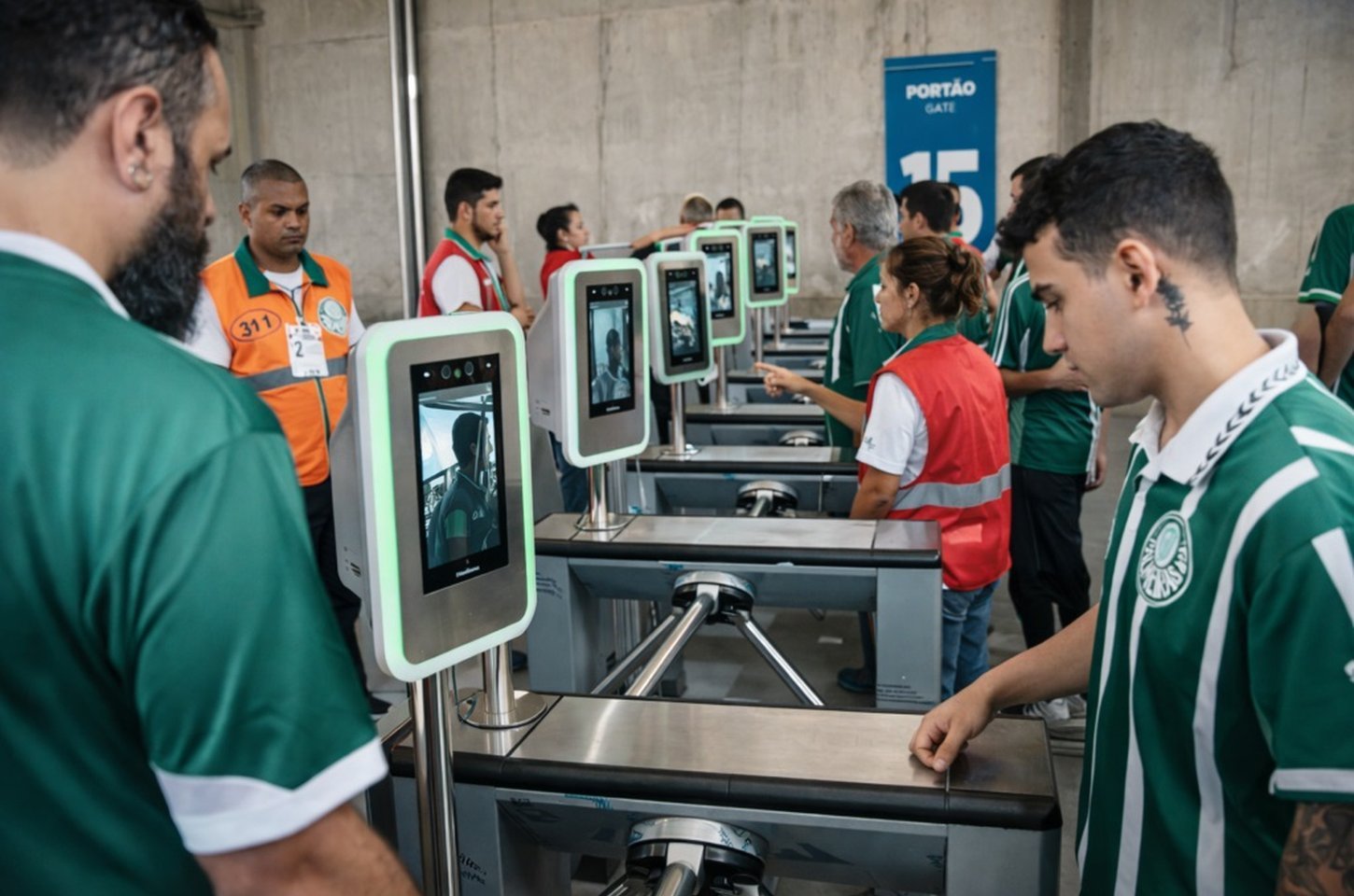 Biometria facial nos estádios: fim dos ingressos físicos e novos desafios