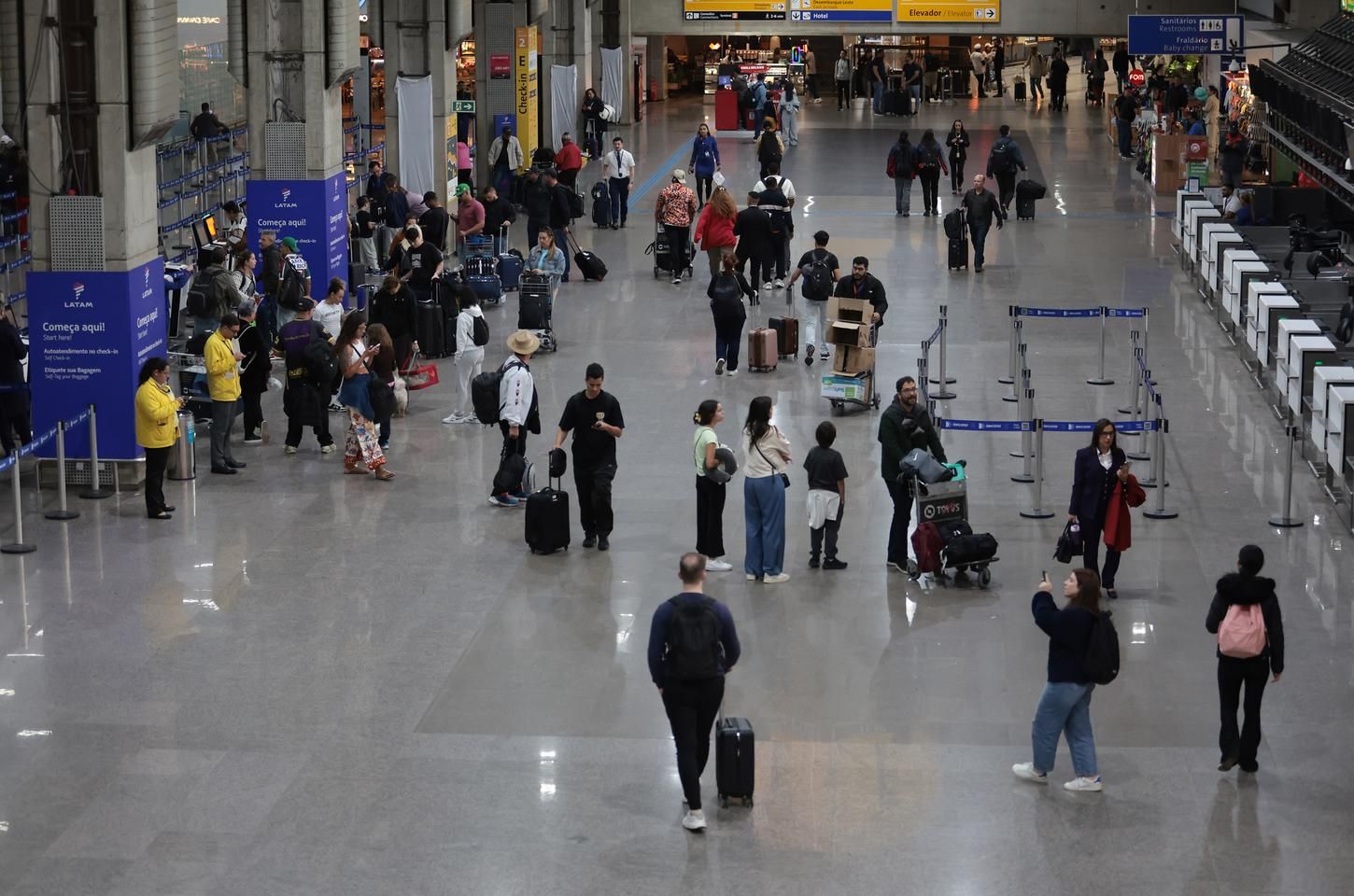 Brasil bate recorde histórico de turistas internacionais em 2024