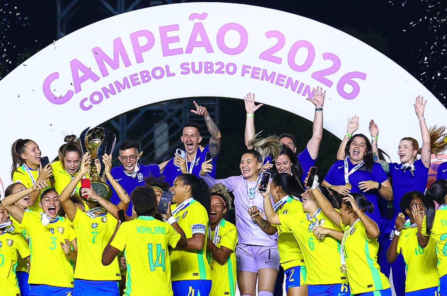 Brasil conquista o Sul-Americano Sub-20 feminino e vaga para o Mundial