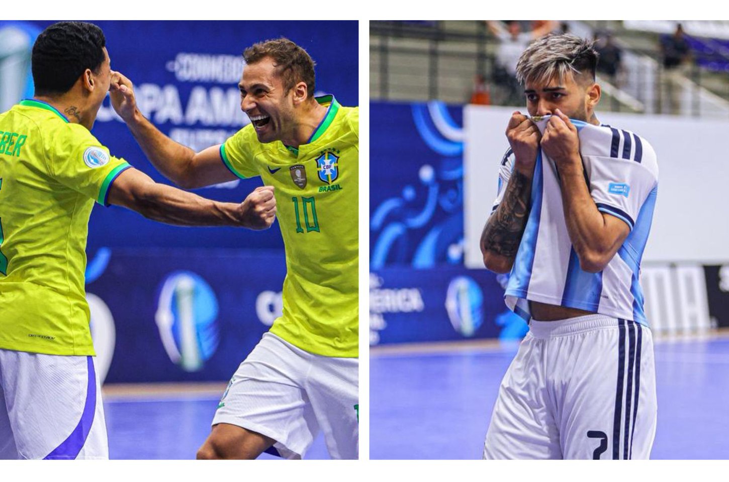 Brasil e Argentina decidem a Copa América de futsal neste domingo