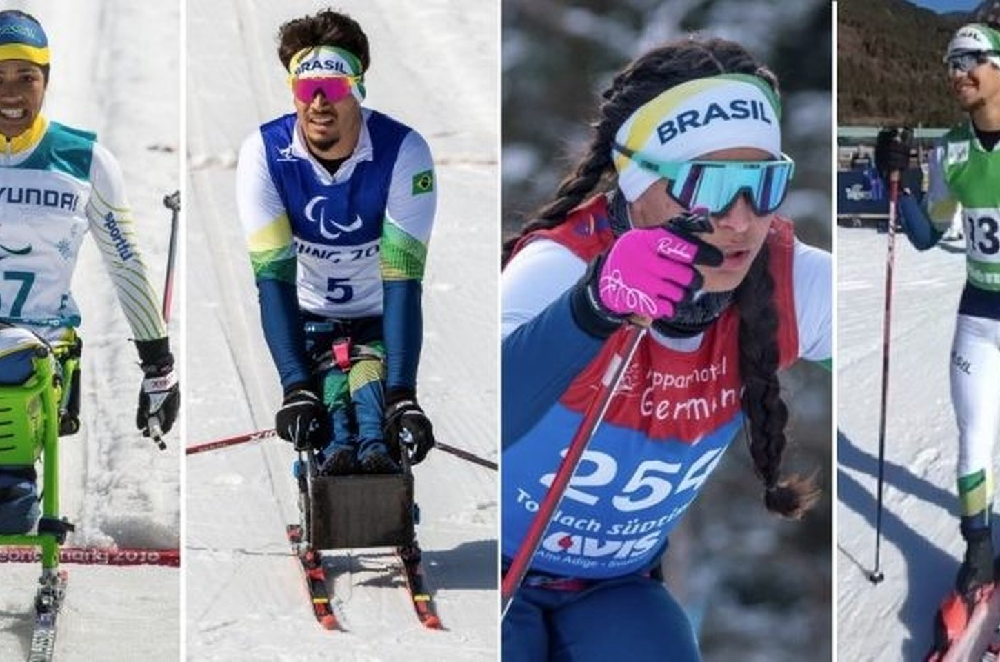 Brasil leva maior delegação da história aos Jogos Paralímpicos de Inverno