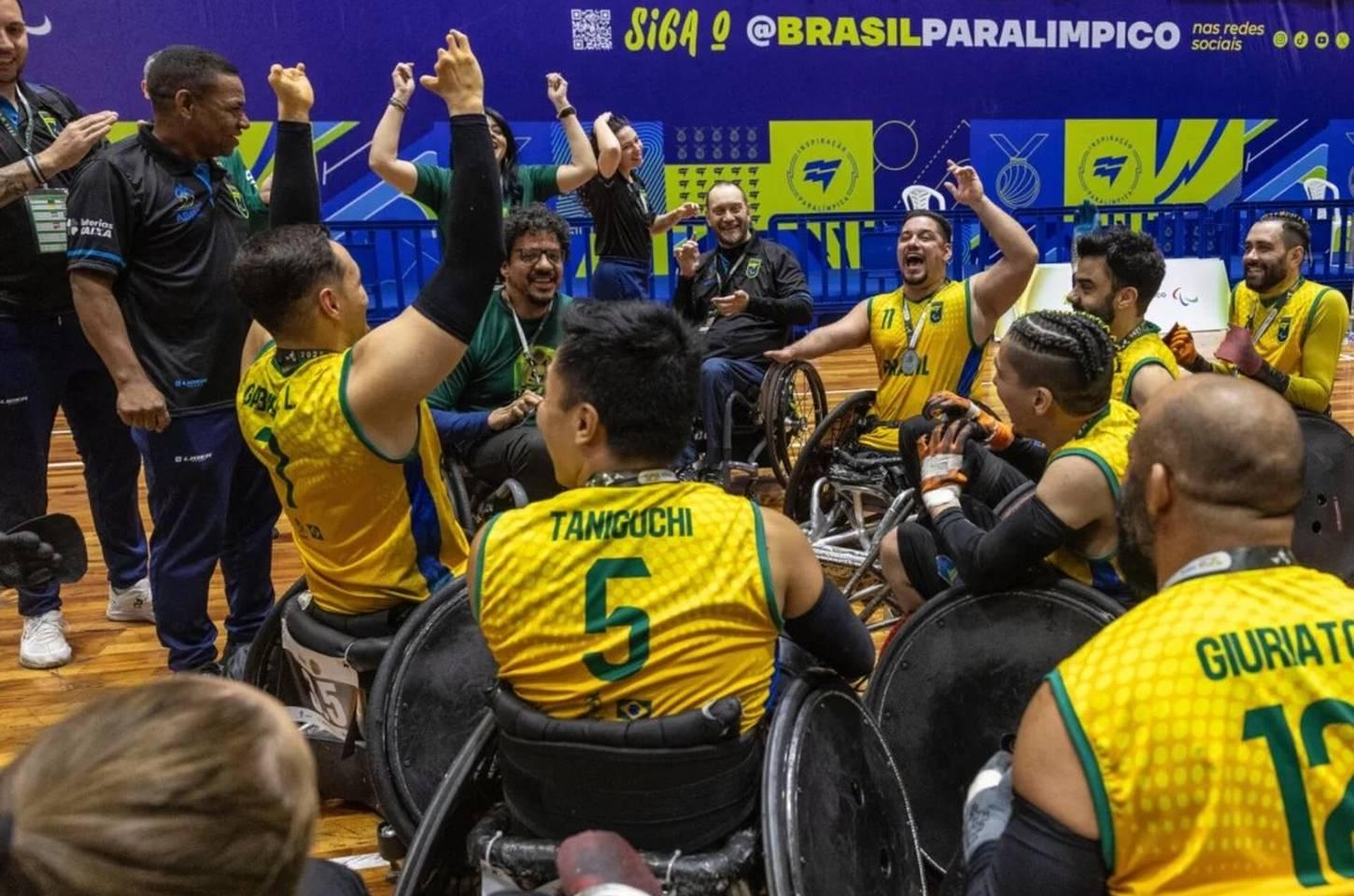 Brasil vence Grã-Bretanha e conquista título do World Challenge de rúgbi em cadeira de rodas