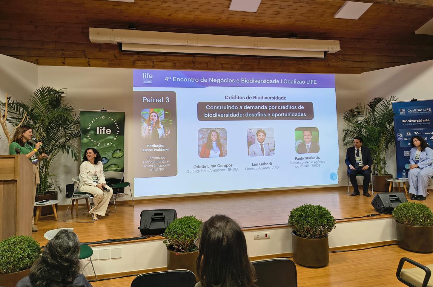 BRDE debate créditos de biodiversidade em encontro da Coalizão LIFE em Foz do Iguaçu