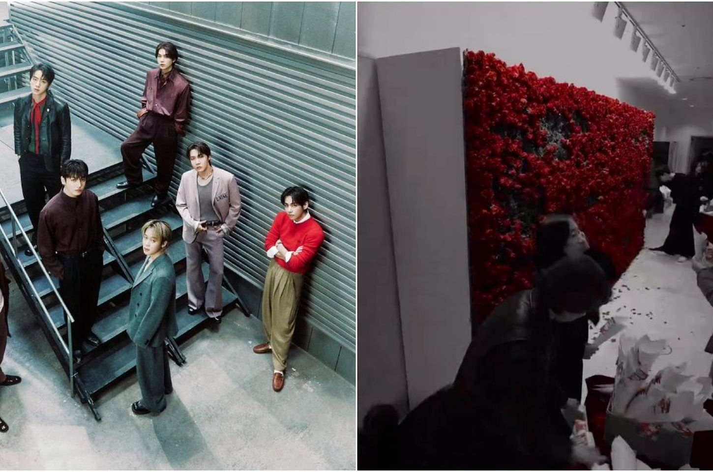 BTS distribui rosas com QR Code em ação especial para Dia dos Namorados