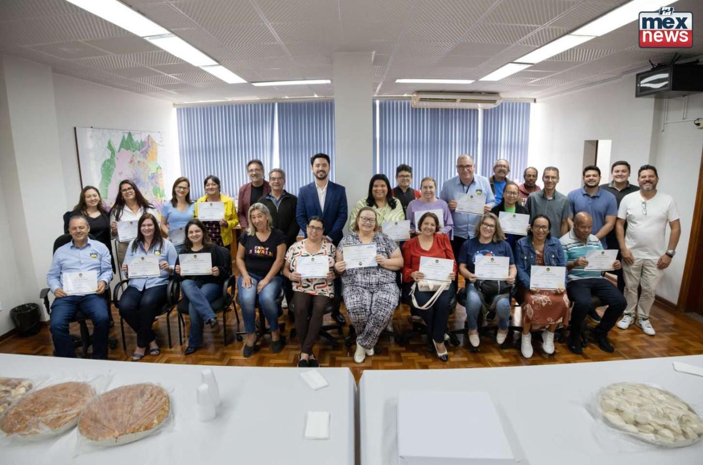 Café da manhã celebra servidores com mais de 55 anos