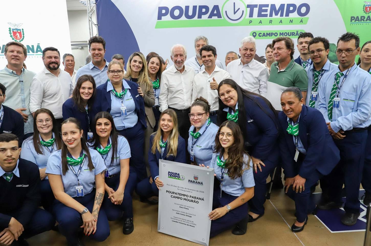 Campo Mourão ganha unidade do Poupatempo e Paraná avança em serviços públicos