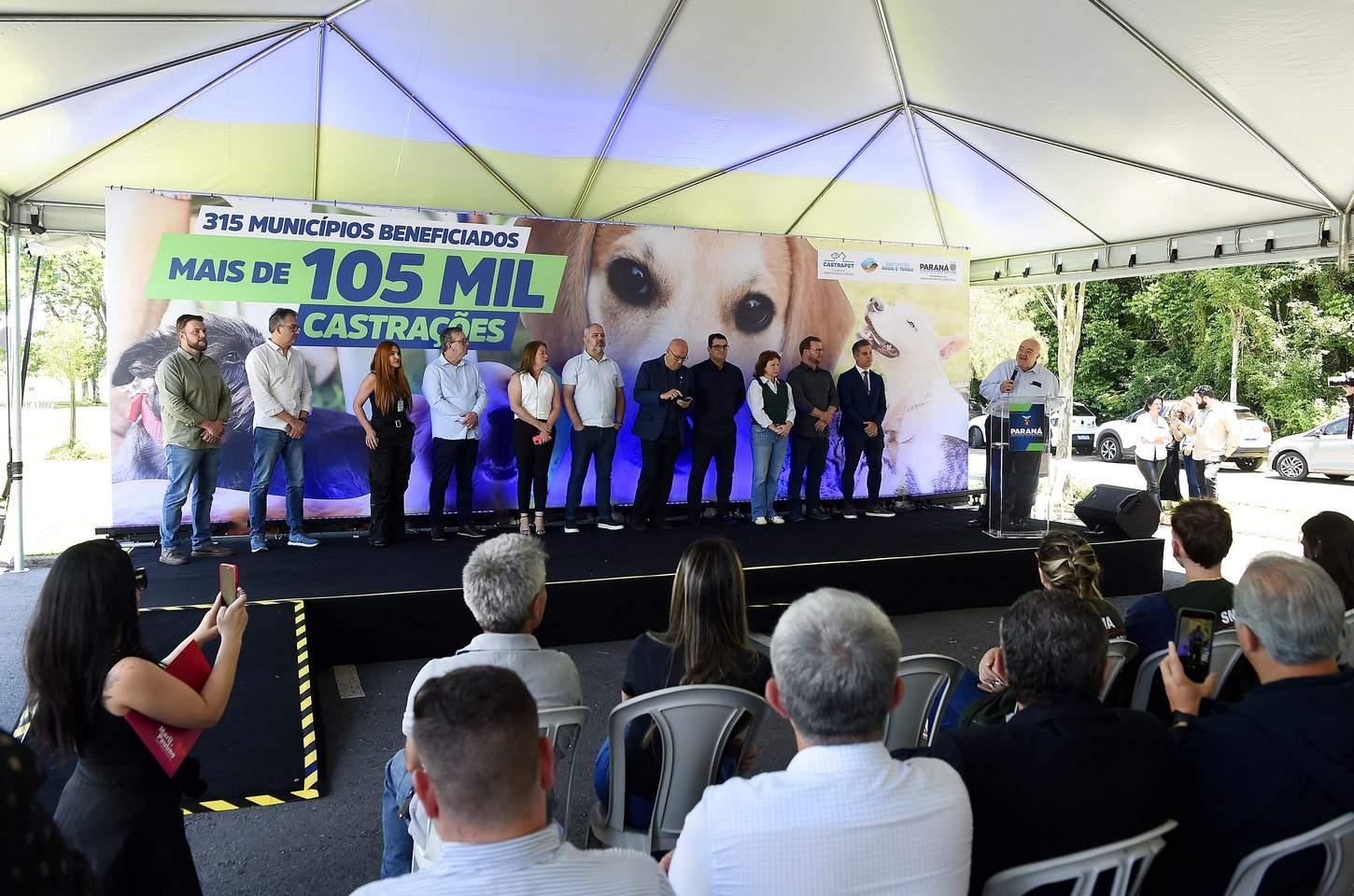 CastraPet Paraná inicia 5º ciclo com meta de 105 mil esterilizações