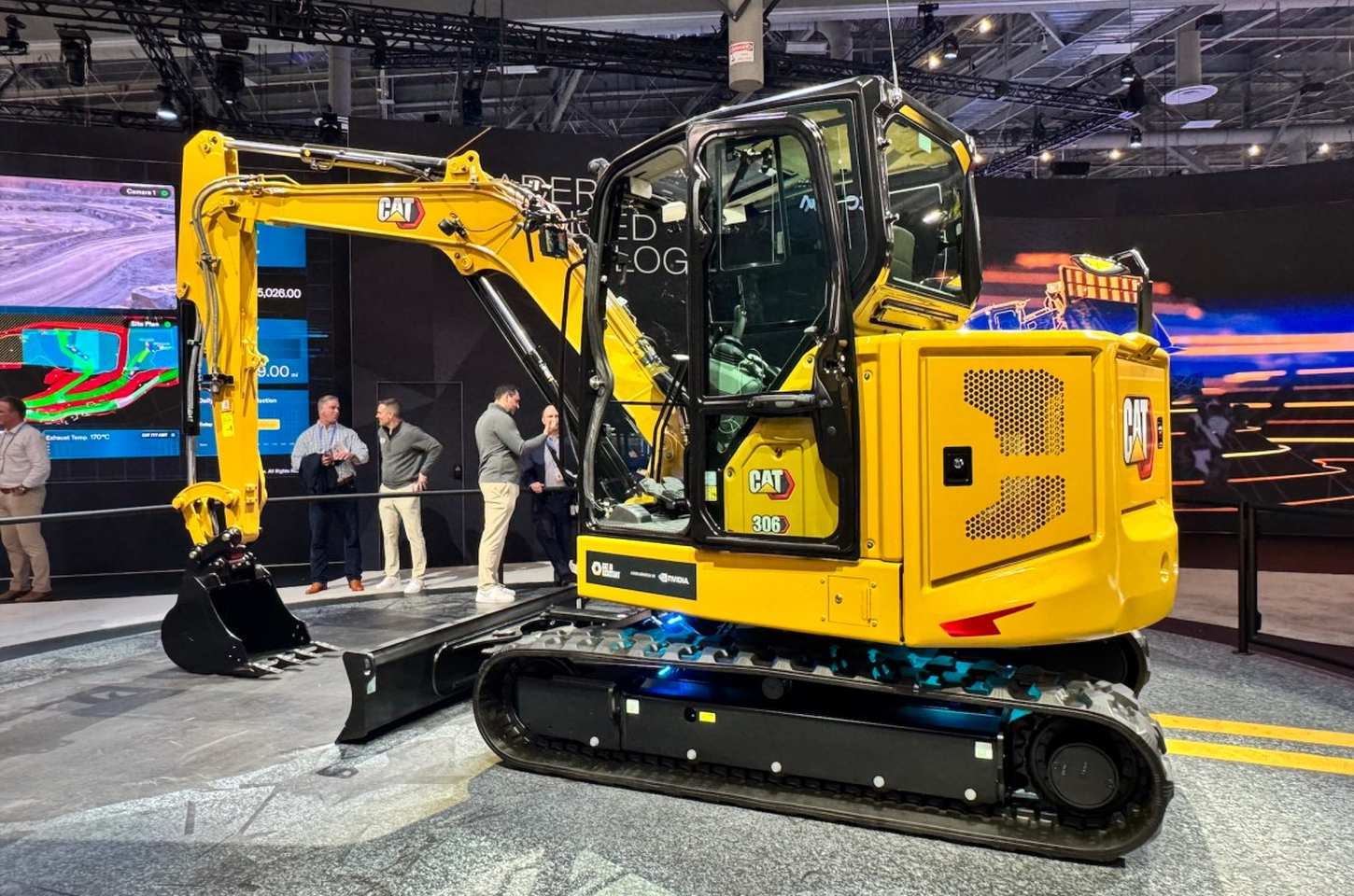 Caterpillar e Nvidia unem forças para levar IA e automação à construção civil