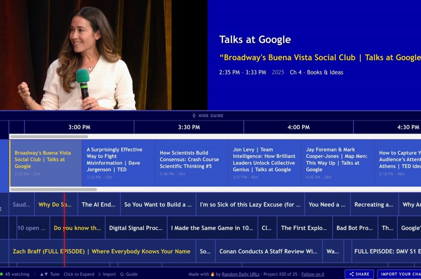 Channel Surfer: YouTube ganha interface de TV a cabo retrô