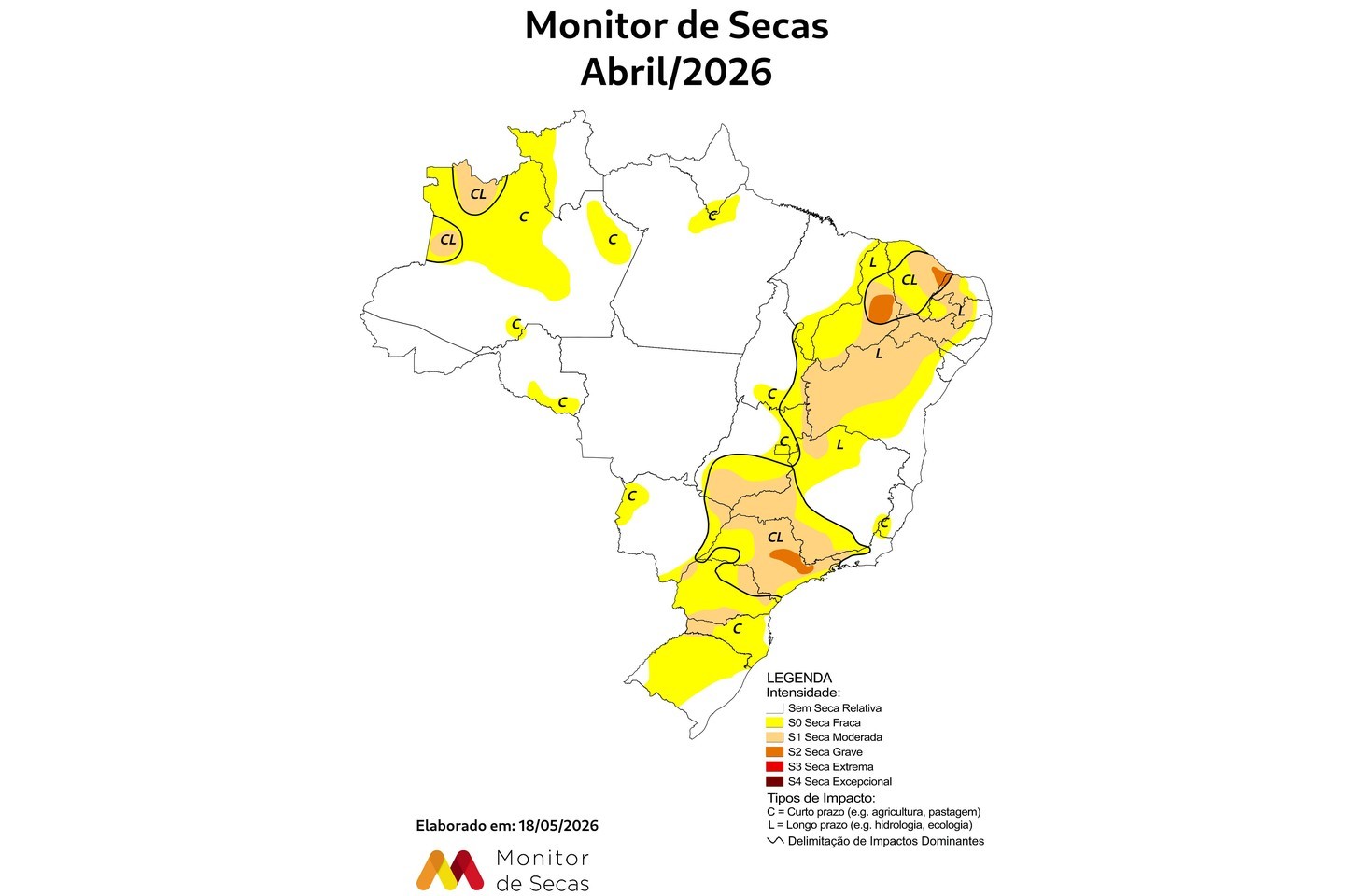 Chuvas irregulares mudam cenário da seca no Paraná em abril