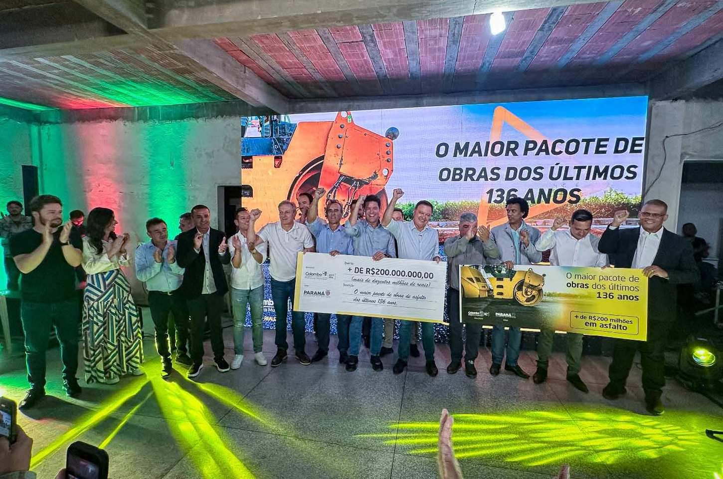 Colombo recebe maior pacote de investimentos em pavimentação do Paraná