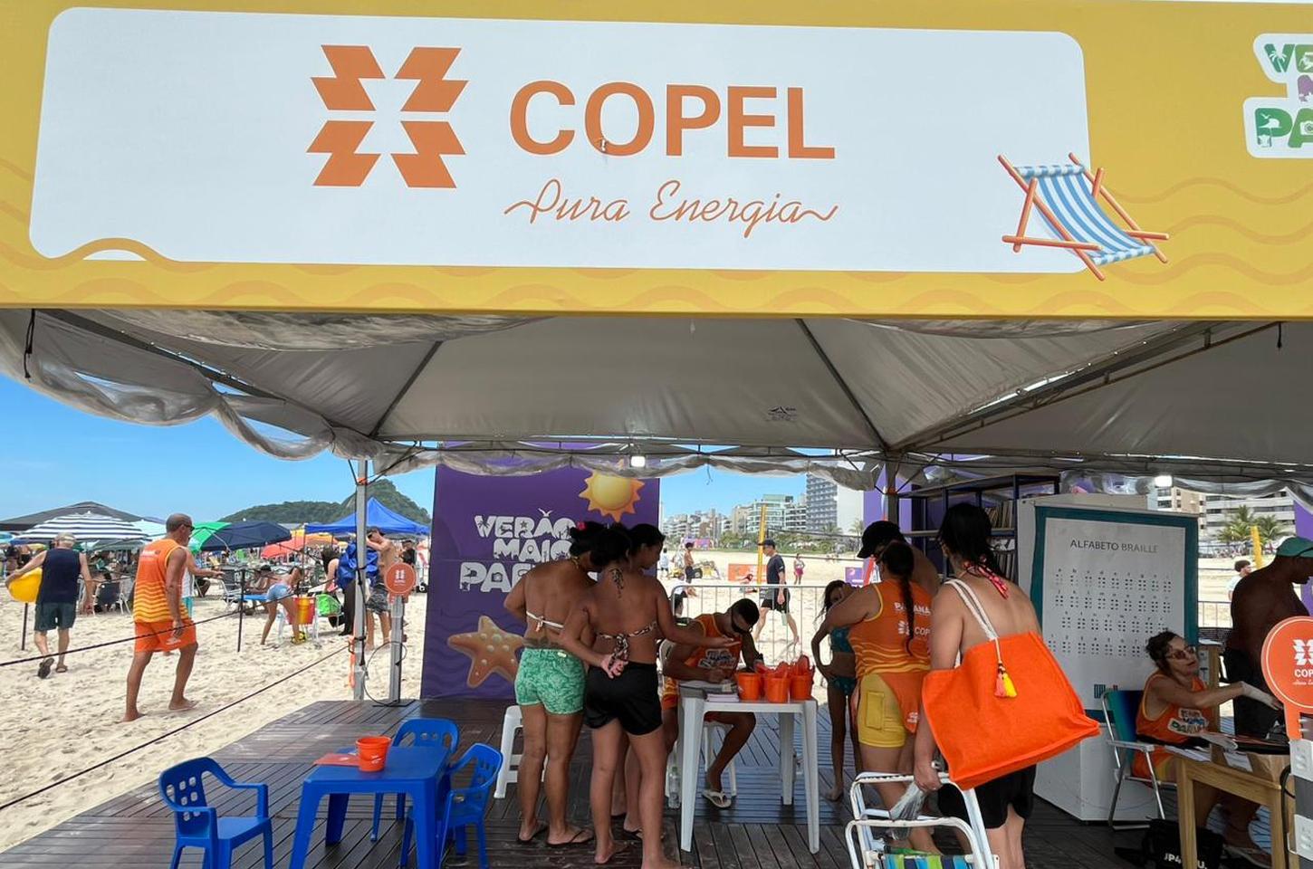 Copel leva conscientização e lazer para o litoral paranaense