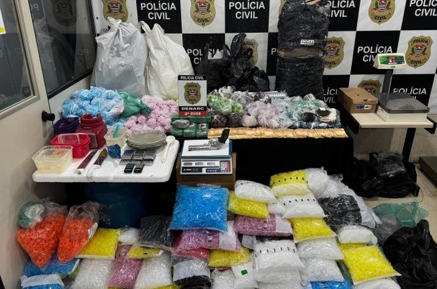 Denarc intensifica combate a drogas sintéticas e apreende R$ 5,7 milhões em SP