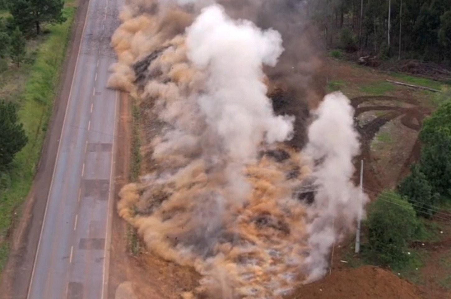 Detonação de rochas interdita PRC-466 na próxima terça-feira
