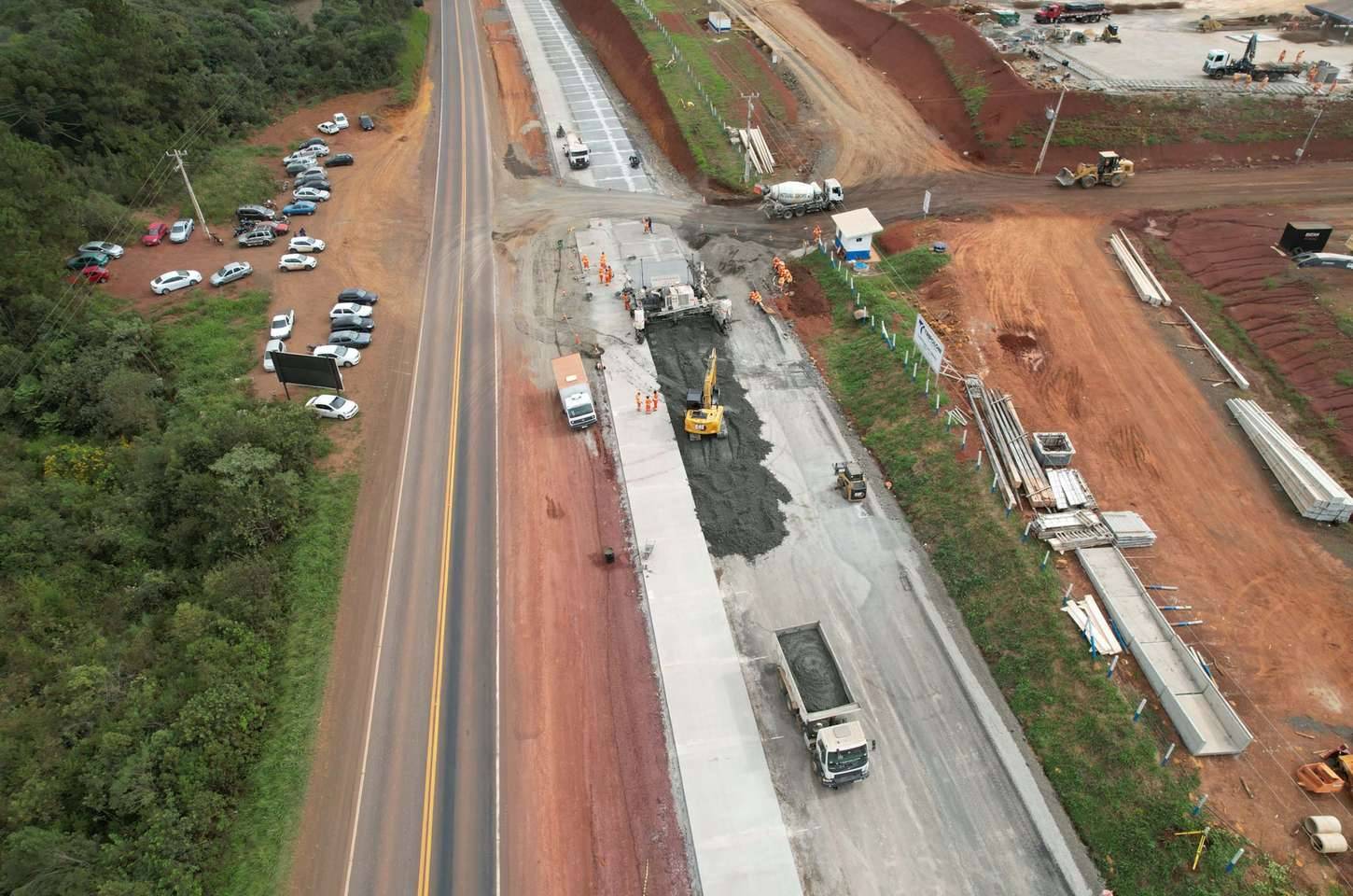 Duplicação da PRC-466 entre Pitanga e Turvo já tem 22% das obras concluídas