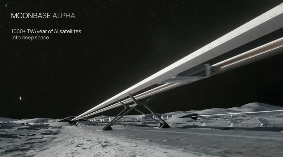 Elon Musk recruta para xAI com visão de fábrica lunar de IA