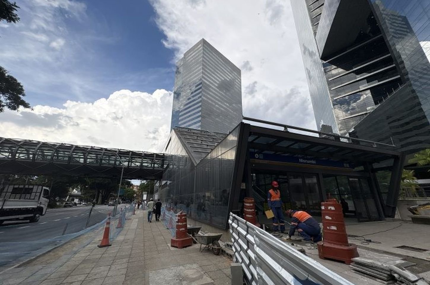 Estação Morumbi da Linha 17-Ouro chega a 99% das obras civis