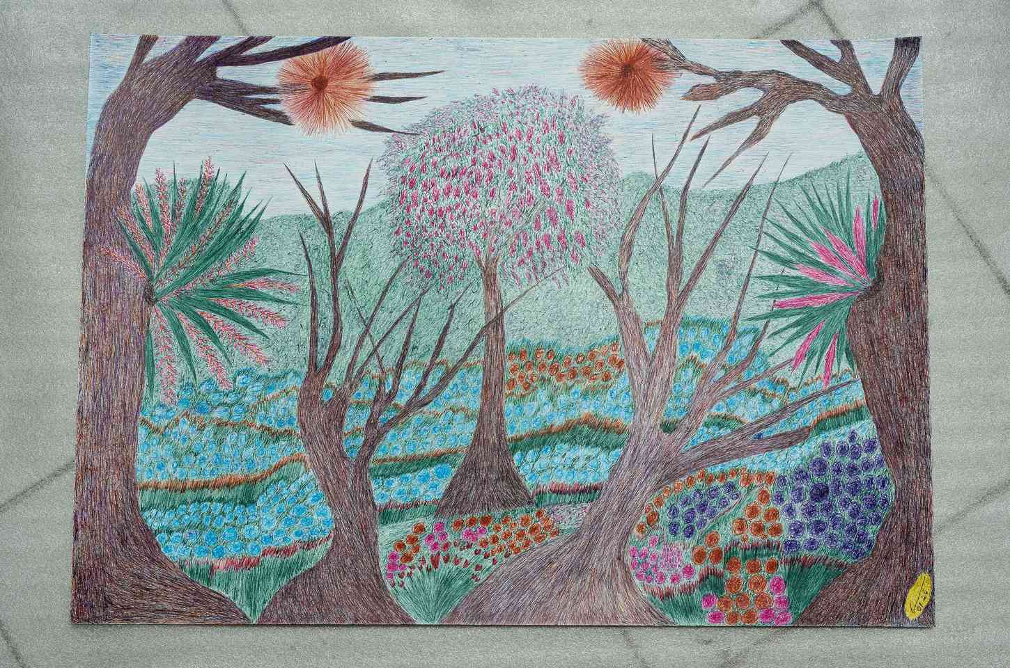 Exposição "Esferográficos" inaugura em Curitiba com obras de Marçal Marques