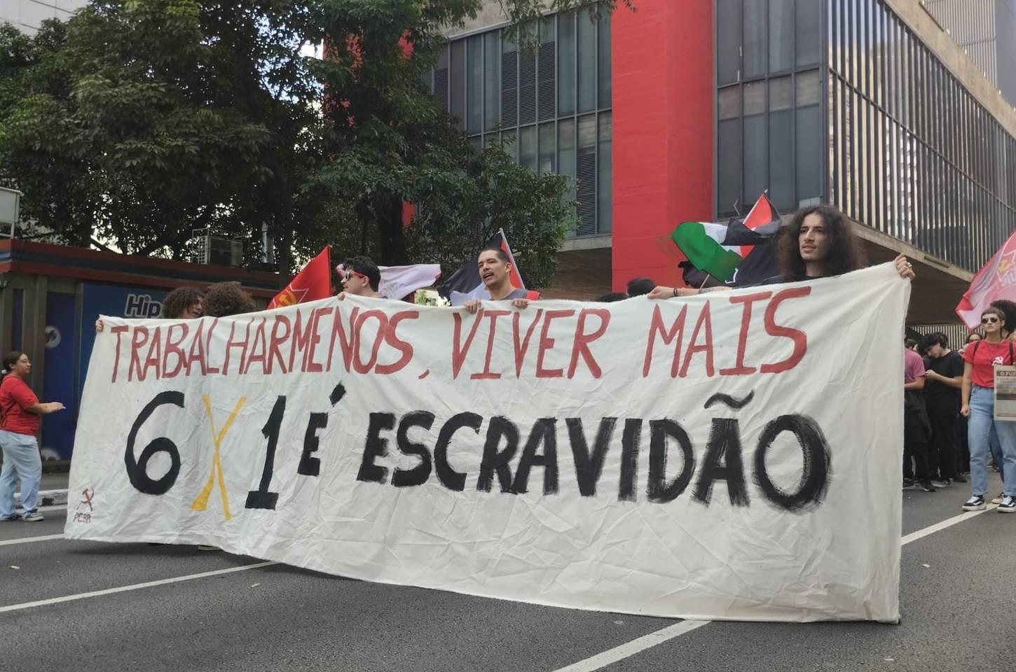 Fim da escala 6x1 é a principal bandeira dos atos de 1º de Maio