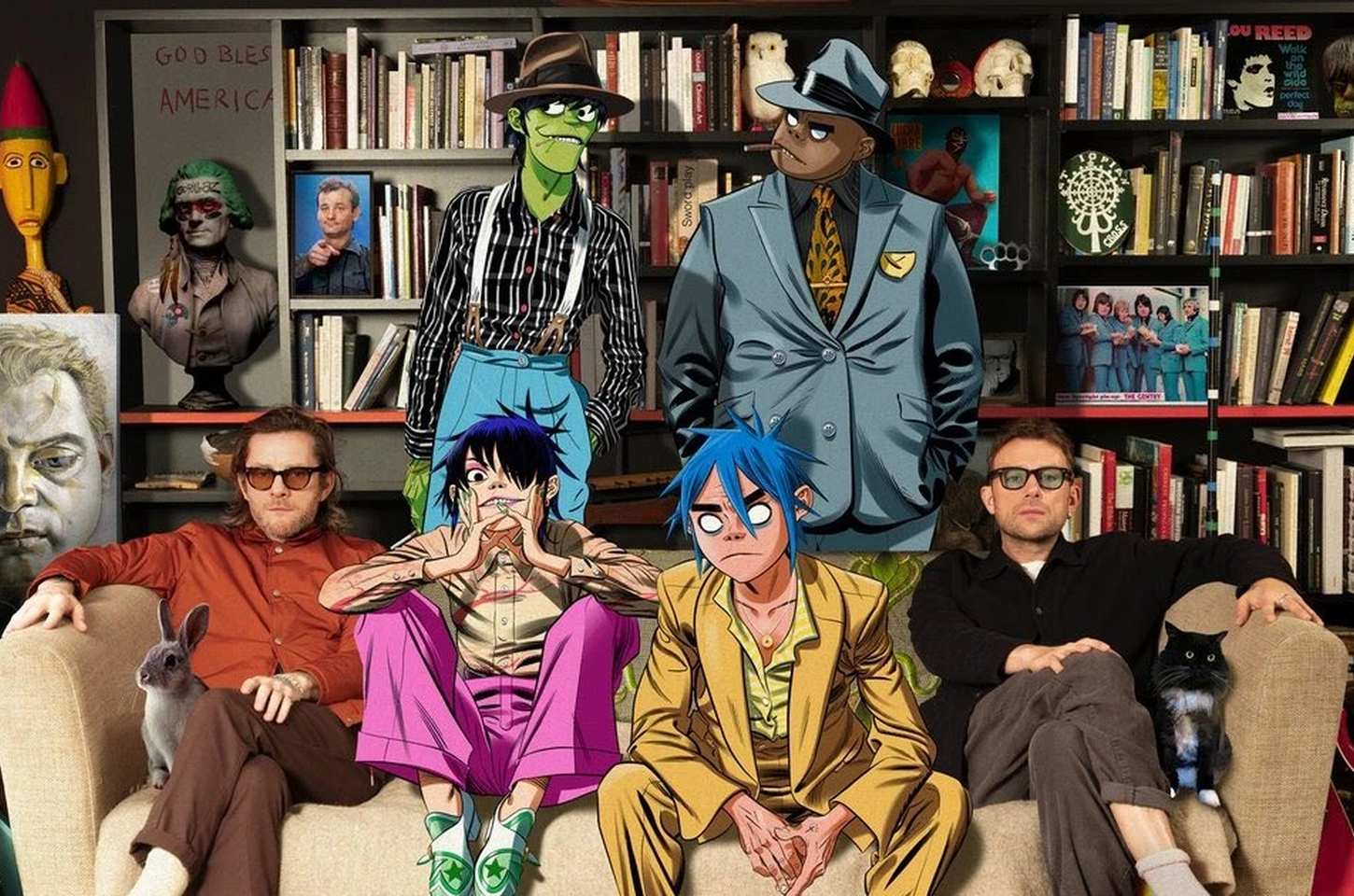 Frustração com filme cancelado da Netflix inspirou novo álbum do Gorillaz
