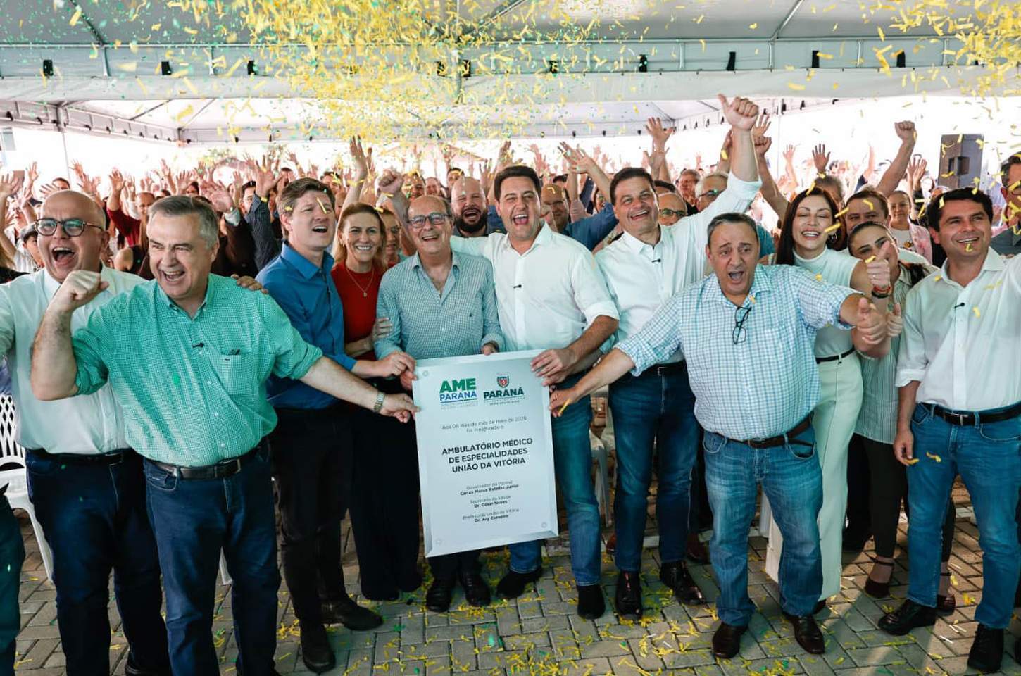 Governador Ratinho Junior inaugura novo Ambulatório de Especialidades em União da Vitória