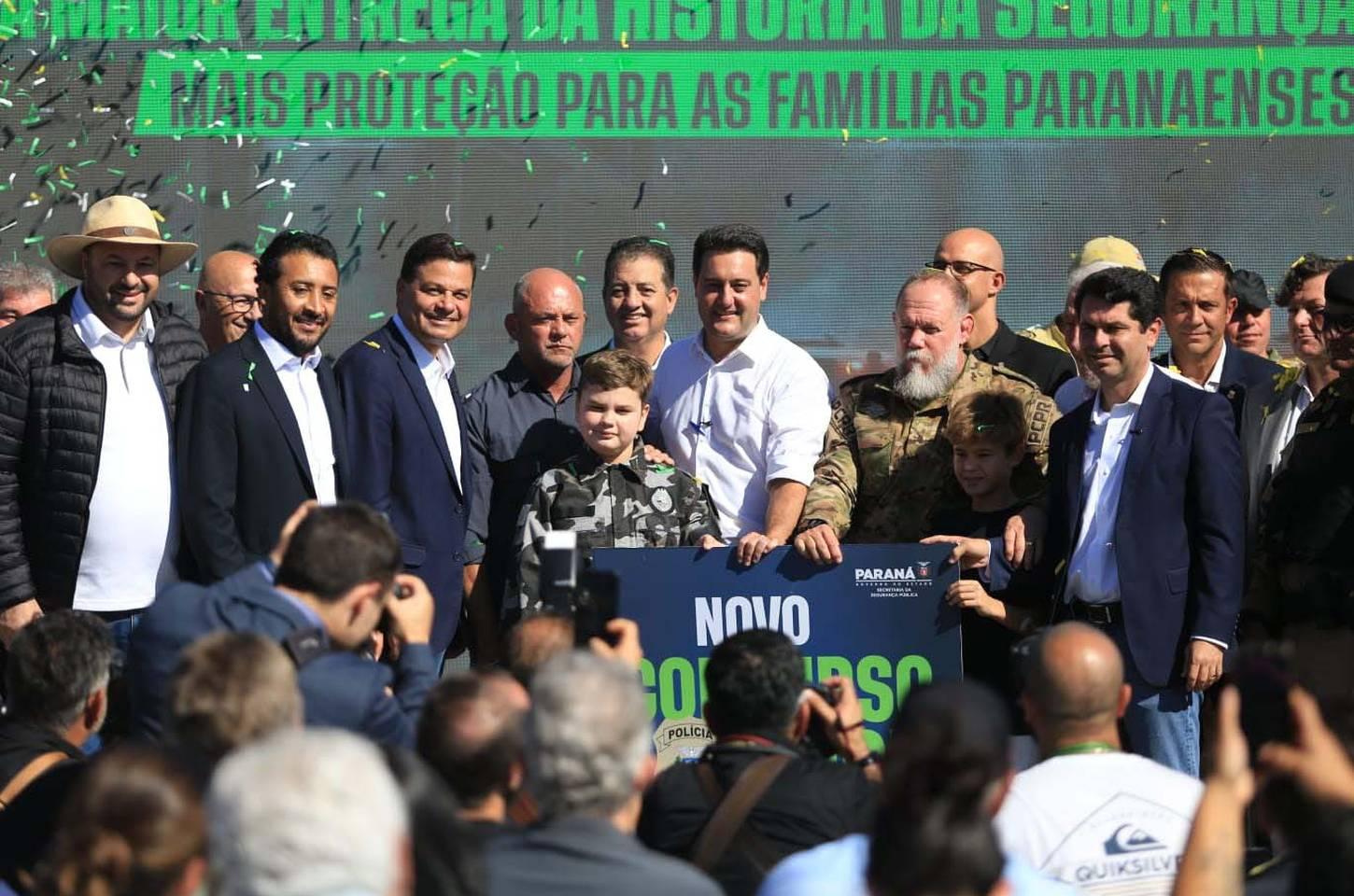 Governo do Paraná anuncia maior pacote de investimentos da história da segurança pública