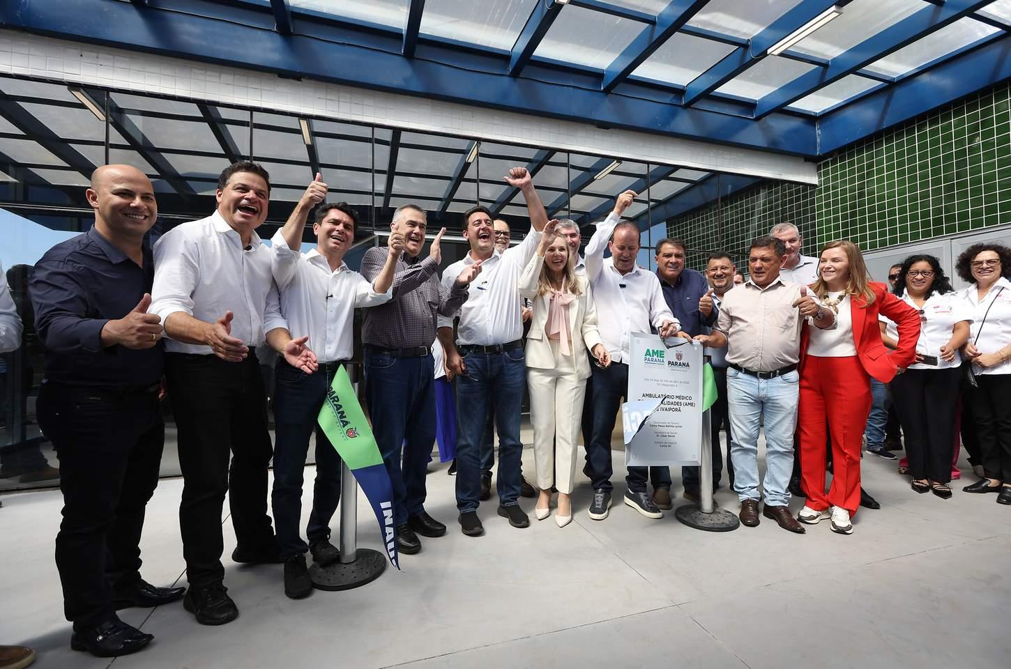 Governo do Paraná inaugura AME de Ivaiporã com investimento de R$ 15,3 milhões