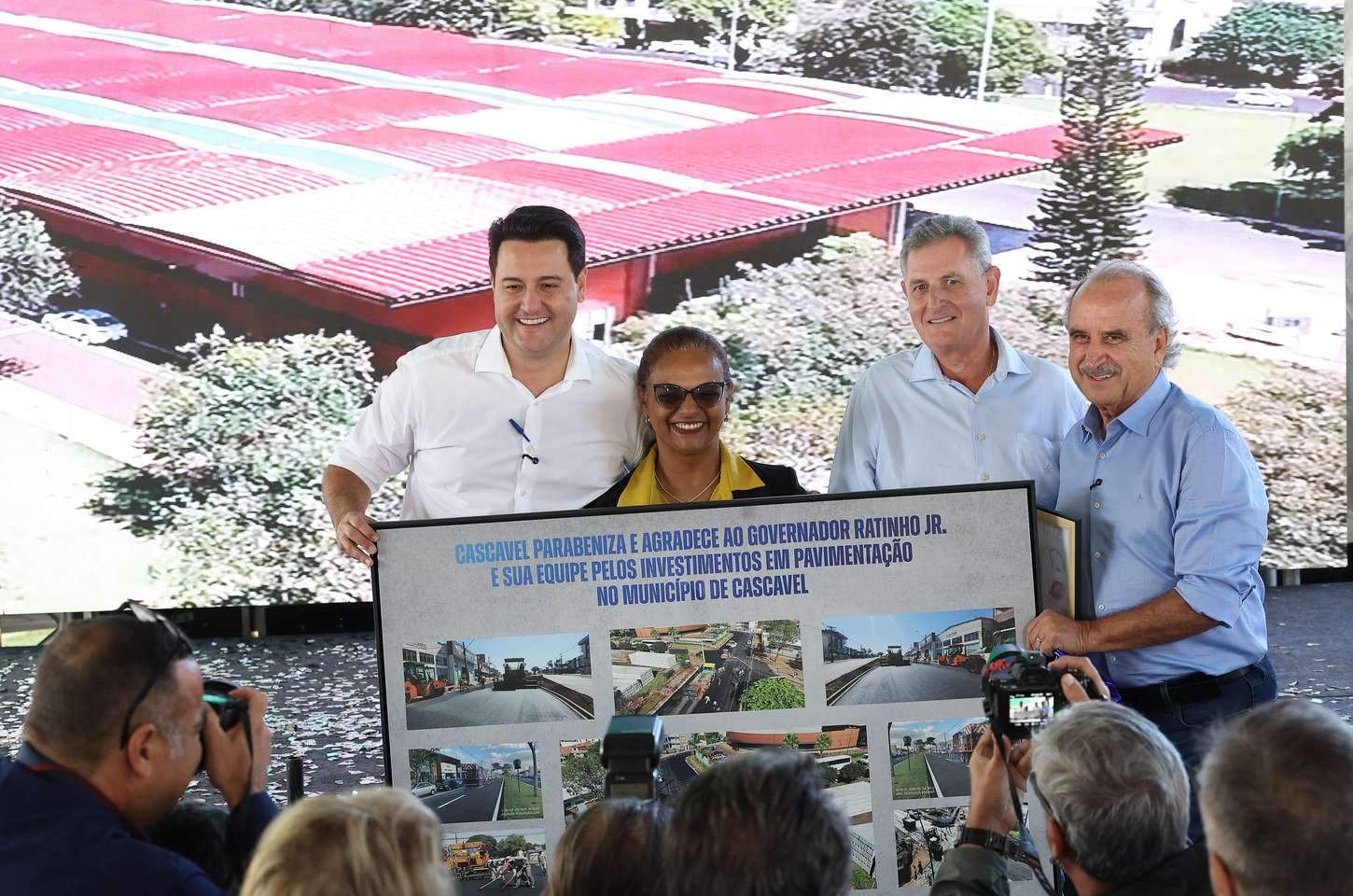 Governo do Paraná investe R$ 80,7 milhões na pavimentação do terminal da Ferroeste em Cascavel