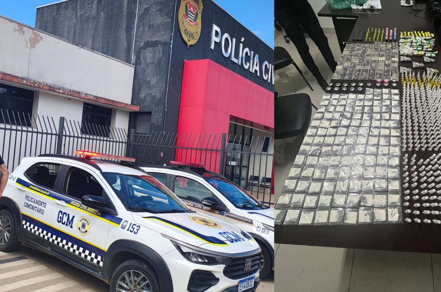 Guarda Civil de Ibiúna retira mais de 1.000 porções de drogas em março