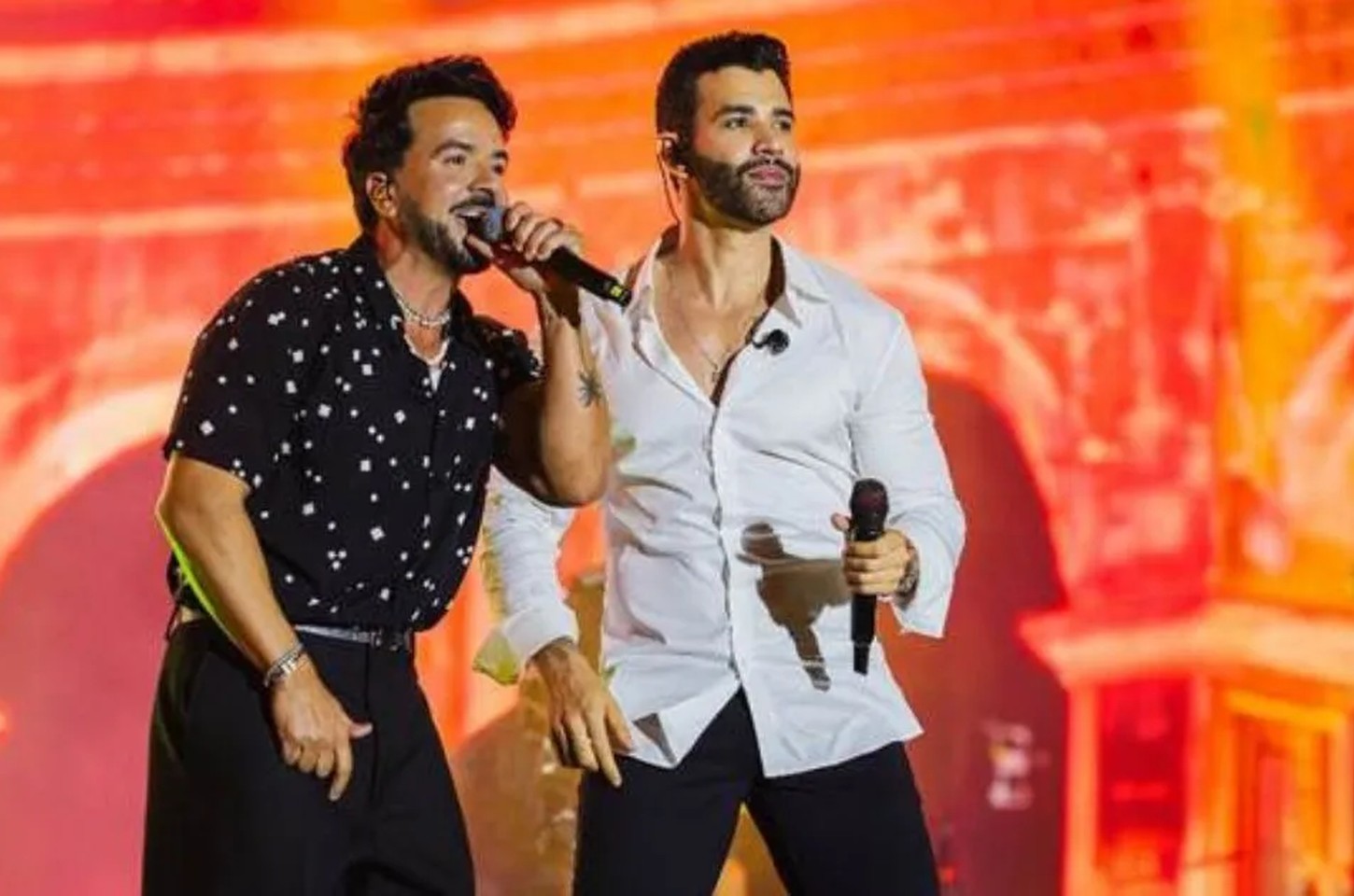 Gusttavo Lima lança clipe de "Vagabundo" com Luis Fonsi gravado no Allianz