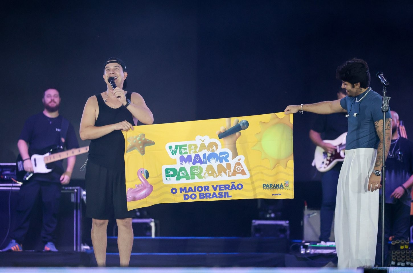 Hugo & Guilherme encantam multidão no Verão Maior Paraná