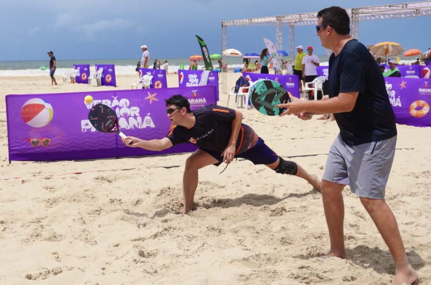 Interclubes estadual de beach tennis movimenta litoral do Paraná