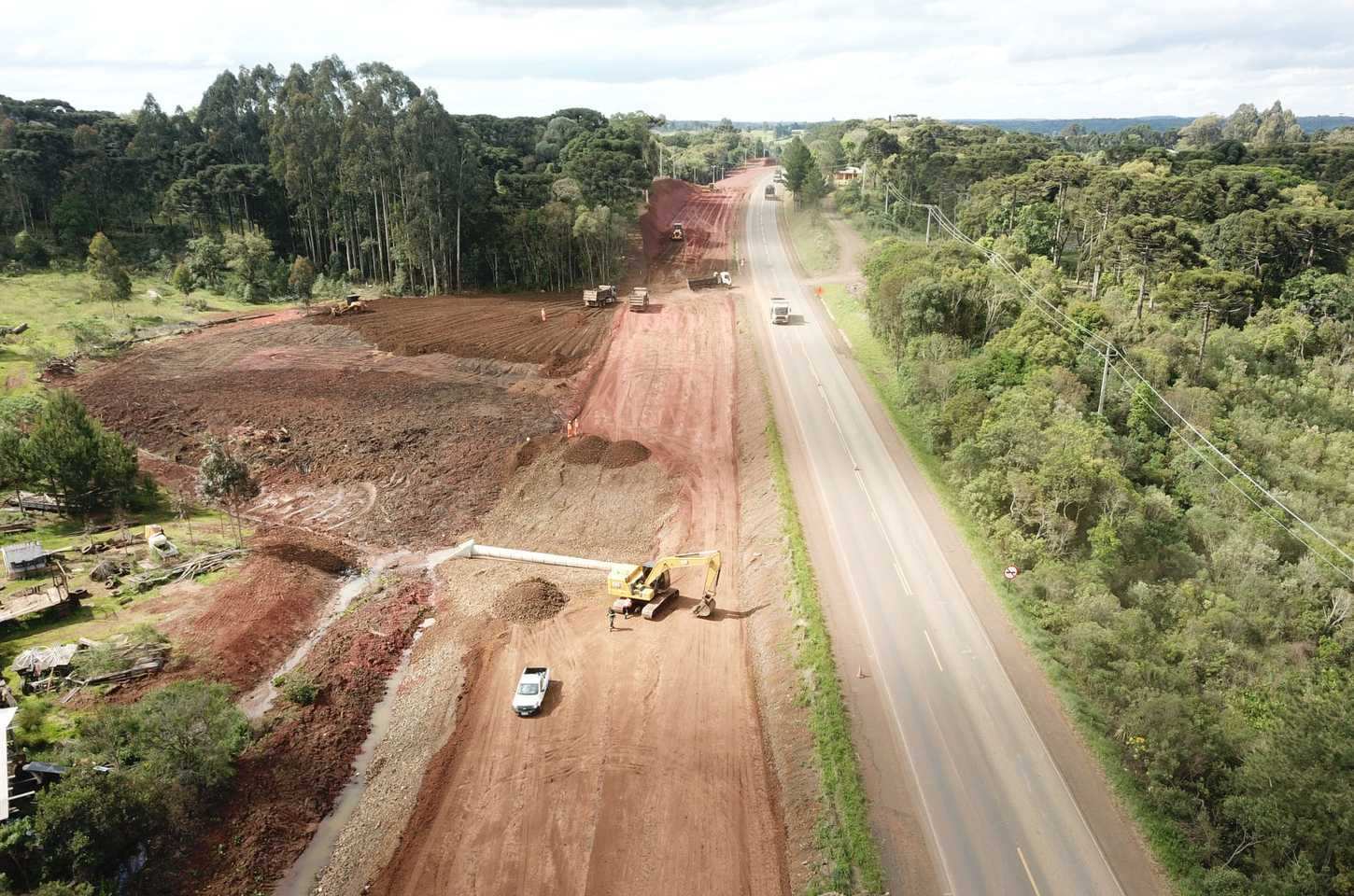 Interdição da PRC-466 para detonação de rochas nesta quarta-feira