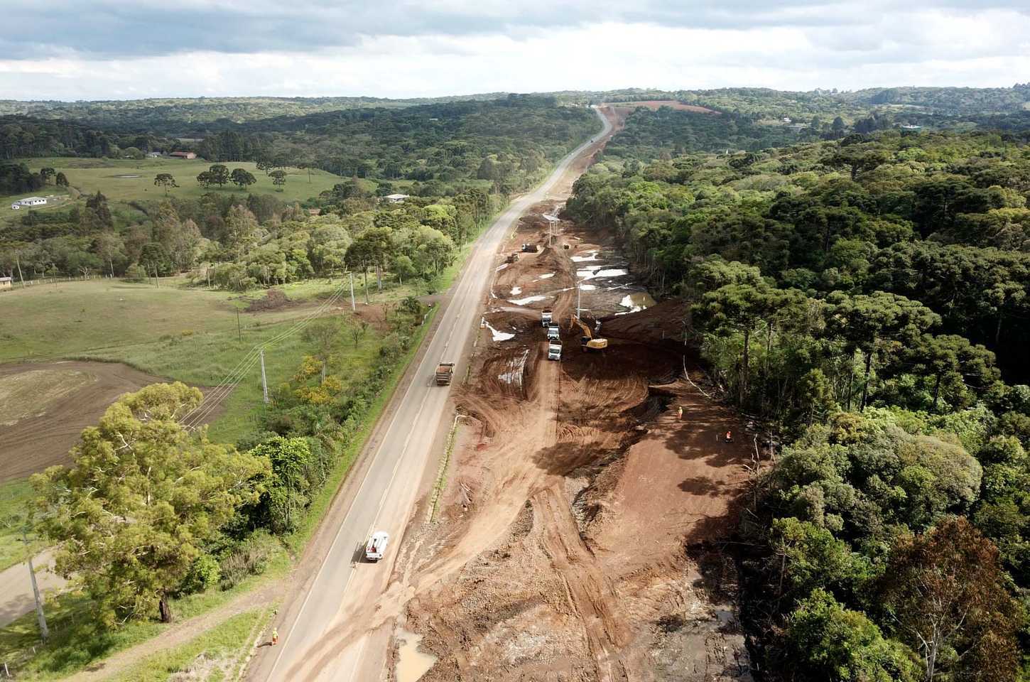 Interdição na PRC-466 para detonação de rochas nesta quarta-feira
