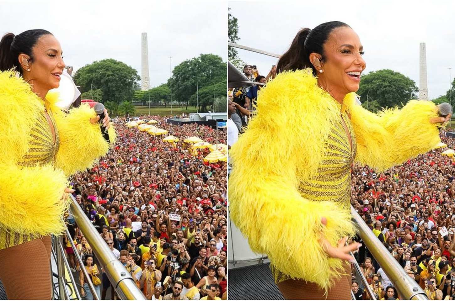 Ivete Sangalo estreia no Carnaval de São Paulo e reúne 1,2 milhão