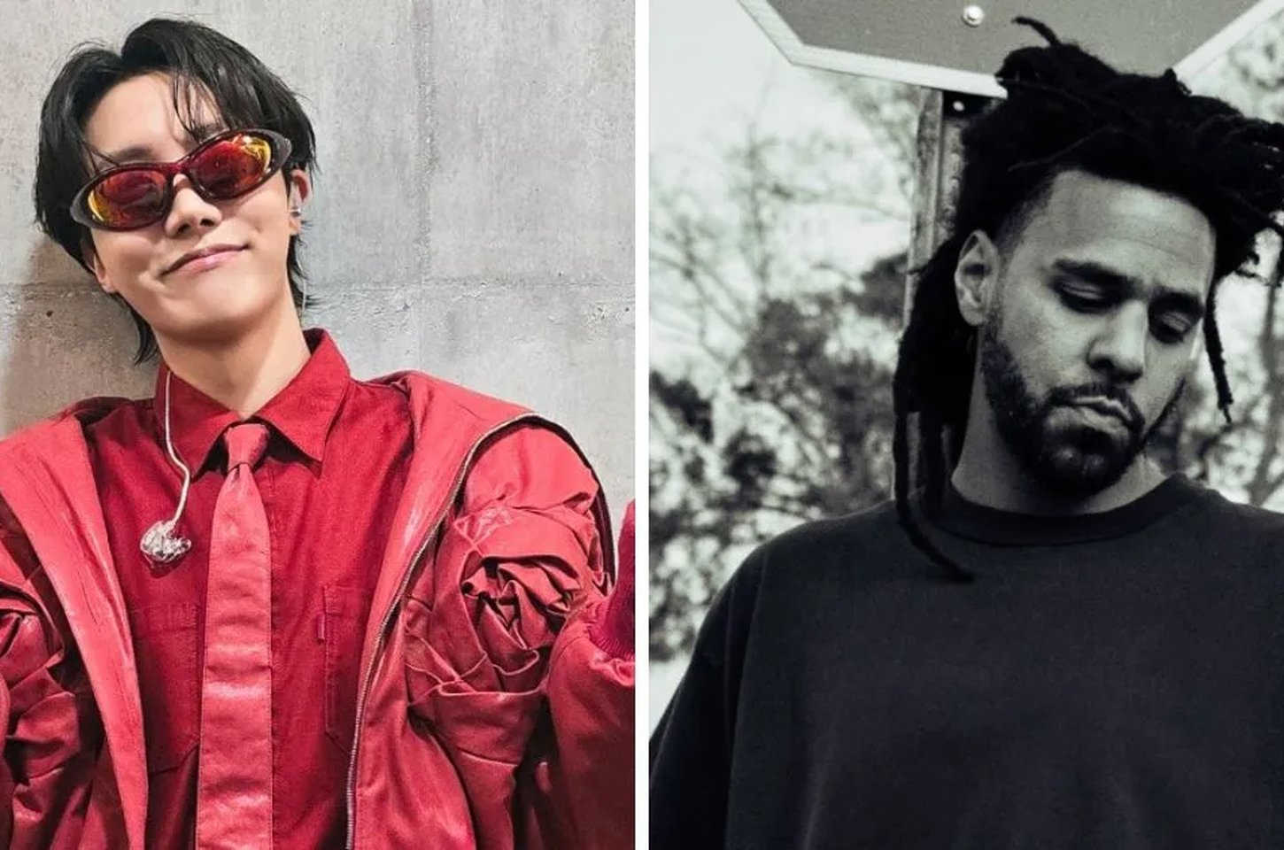 J-Hope celebra aniversário e elogia J. Cole como "GOAT" em live