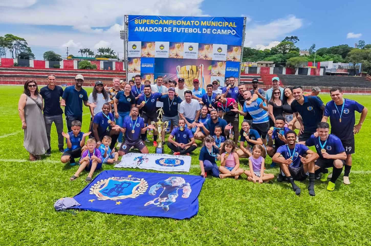 JPG do Jardim Ponta Grossa é campeão invicto do Supercampeonato Municipal de Futebol Amador