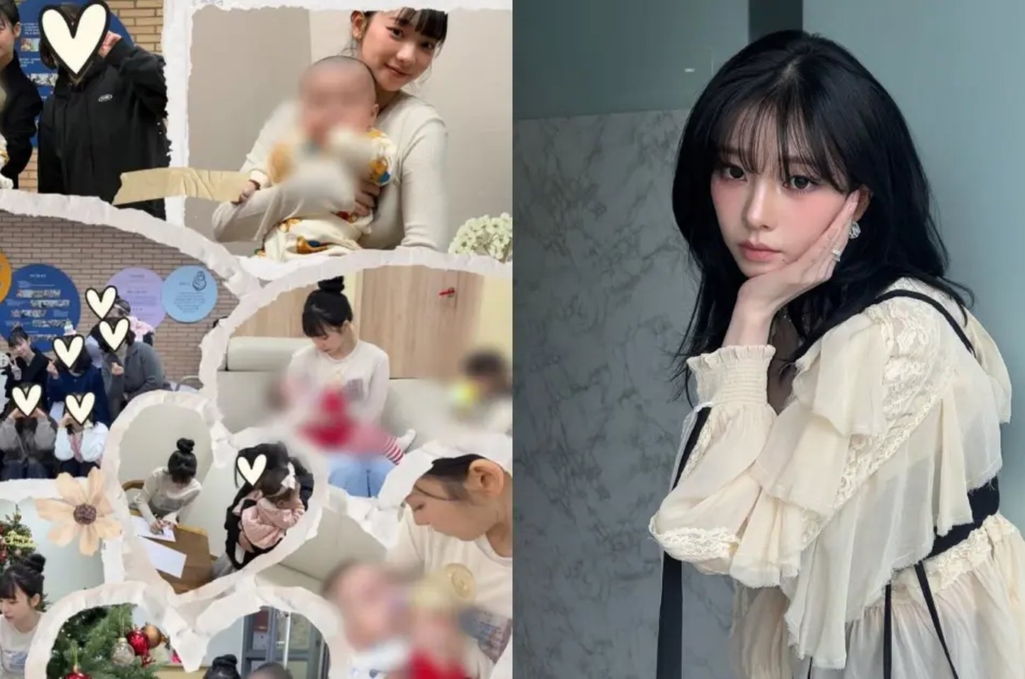 Karina do Aespa dedica férias a trabalho voluntário em abrigo para mães solo