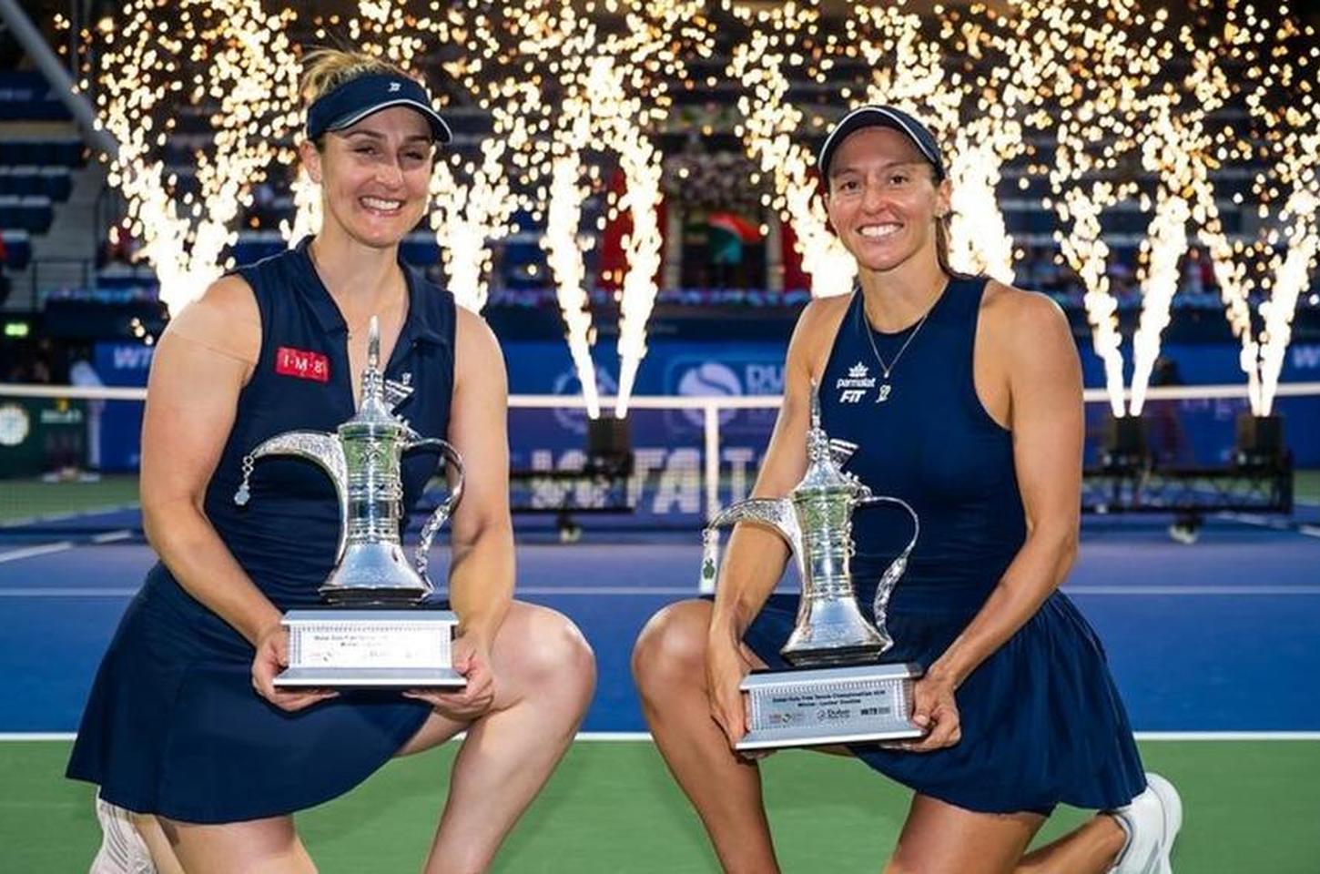 Luisa Stefani e Dabrowski conquistam o WTA 1000 de Dubai