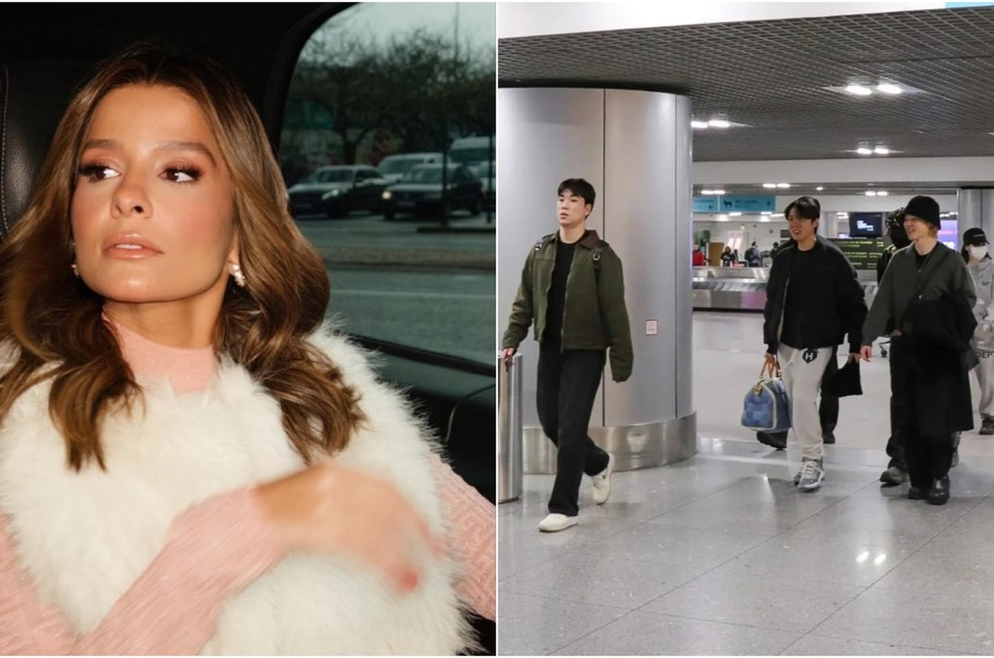 Maiara se surpreende ao encontrar BTS em Portugal antes de comeback
