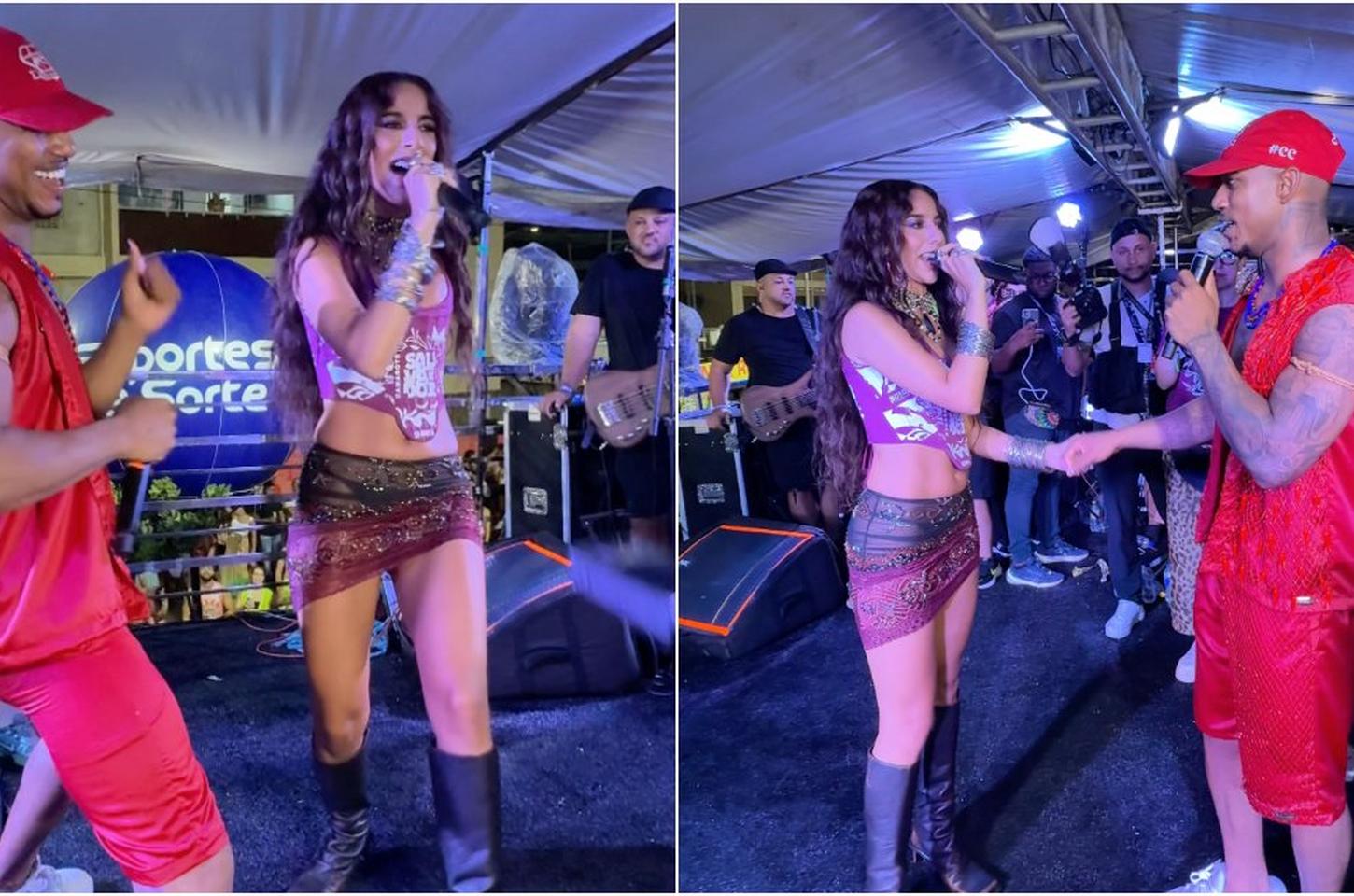 Marina Sena brilha no Carnaval de Salvador ao lado de O Kannalha