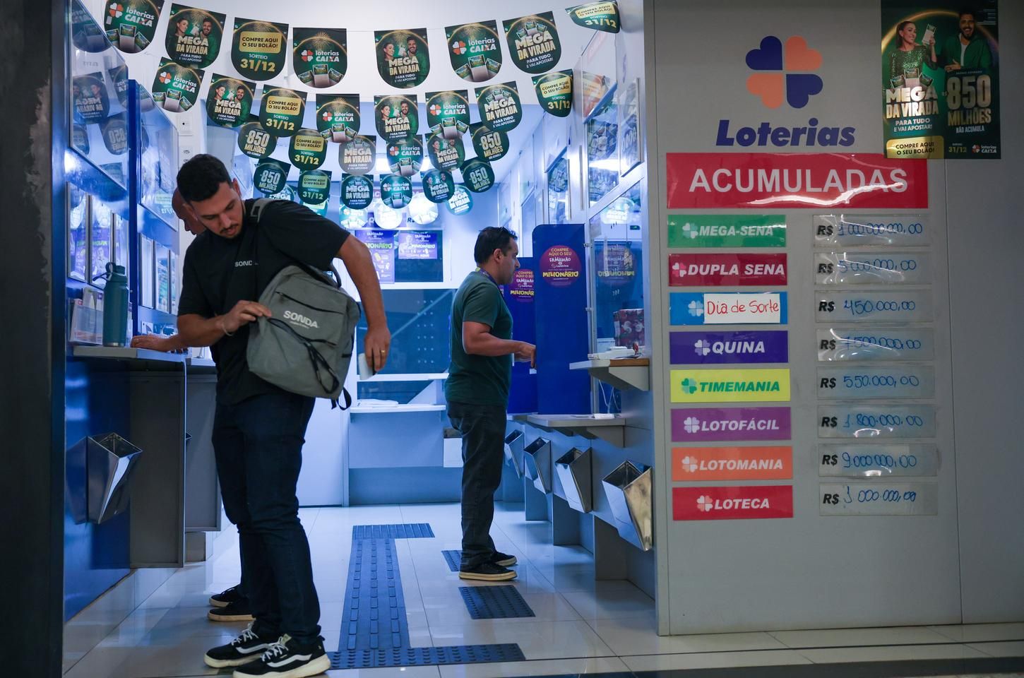 Mega-Sena acumula e prêmio chega a R$ 50 milhões