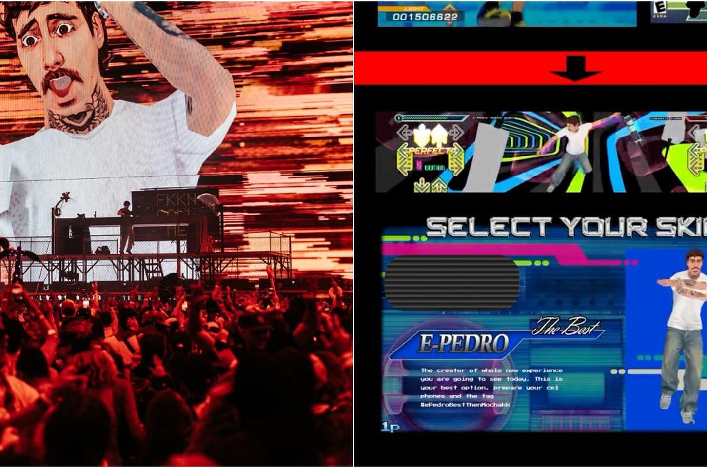Mochakk no Coachella: visuais inspirados em jogos do PlayStation 2